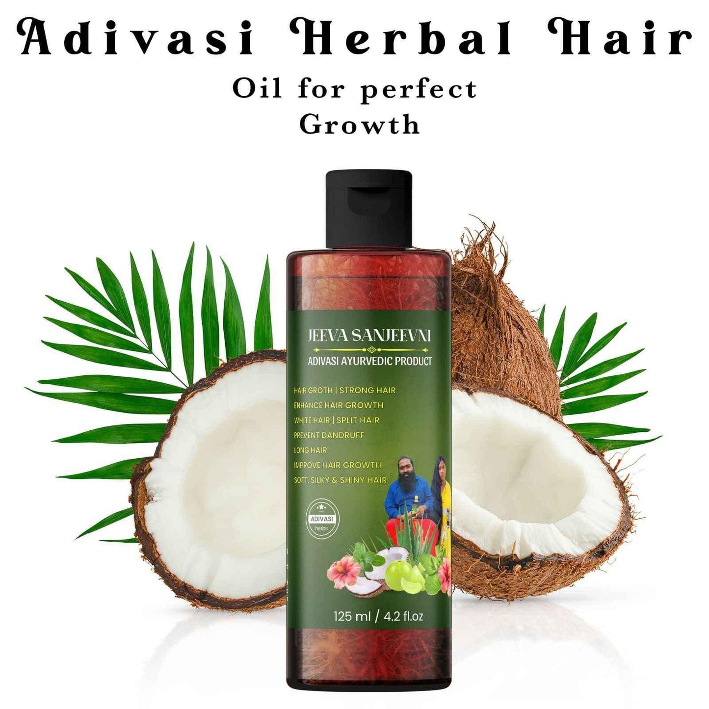 ADIVASI JEEVA SANJEEVINI HAIR OIL – 125 ML (Pack of 2
