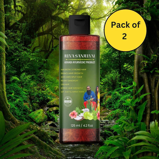 ADIVASI JEEVA SANJEEVINI HAIR OIL – 125 ML (Pack of 2